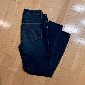 Mother Denim Looker Ankle Fray